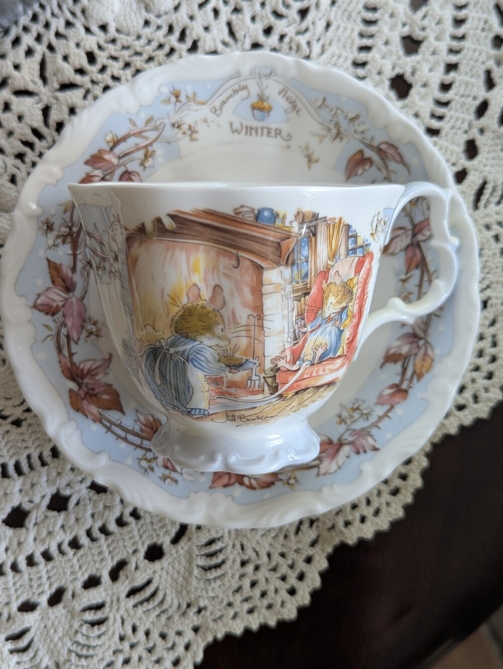 Royal Doulton Brambly Hedge Winter Cup & Saucer
